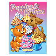 CrownJewlz Puppies & Kittens Coloring Book