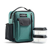 Fit + Fresh Foundry Recycled Lunch Bag Kit - Green