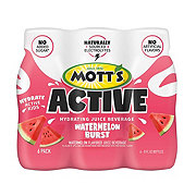 Mott's Active Hydrating Juice Beverage 6 pk Bottles - Watermelon Burst