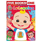 Bendon Cocomelon  5 Books In 1 Coloring and Activity Book