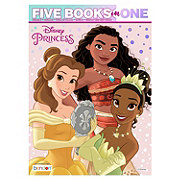 Bendon Disney Princess 5 Books In 1 Coloring and Activity Book