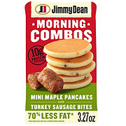 Jimmy Dean Morning Combos -  Mini Maple Pancakes & Turkey Sausage Bites