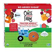 Once Upon a Farm Tractor Wheels Organic Toddler Soft-Baked Bar - Strawberry, Pumpkin & Beet