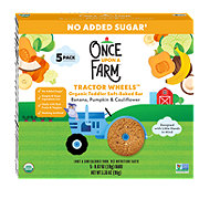 Once Upon a Farm Tractor Wheels Organic Toddler Soft-Baked Bar - Banana, Pumpkin & Cauliflower