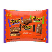 Reese's Assorted Peanut Butter Shapes Snack Size Halloween Candy - Jumbo Bag