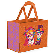 Destination Holiday Dia de los Muertos Novios Reusable Shopping Bag, Extra Large