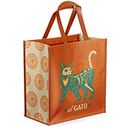 Destination Holiday Dia de los Muertos El Gato Reusable Shopping Bag, Small