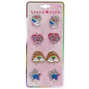 Trend Zone Assorted Motif Mini Claw Hair Clips