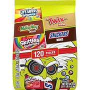 Snickers, Twix, Milky Way, Skittles, & Life Savers Assorted Halloween Candy