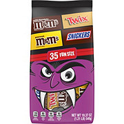 M&M'S, Snickers, & Twix Assorted Fun Size Halloween Candy