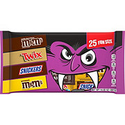 M&M'S, Snickers, & Twix Assorted Fun Size Halloween Candy