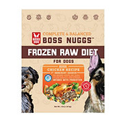 Boss Dog Raw Frozen Boss Nuggs Chicken Recipe Dog Food