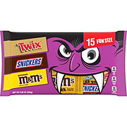 M&M'S, Snickers, & Twix Assorted Chocolate Fun Size Halloween Candy