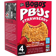 Bobo's PB & Js Filled Oat Snacks - Strawberry