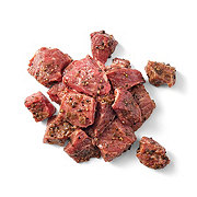 H-E-B Meat Market Marinated Boneless Beef Steak Tips - Garlic Peppercorn