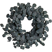 Destination Holiday Halloween Black Eucalyptus Wreath