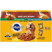 Pedigree Choice Cuts In Gravy Wet Dog Food Variety Pack - Country Stew & Chicken & Rice