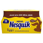 Nestle Nesquik Chocolate Lowfat Milk 12 pk Bottles