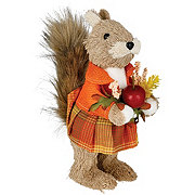 Destination Holiday Fall Sisal Mrs. Squirrel