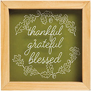 Destination Holiday Thanksgiving Thankful Grateful Blessed Shadowbox