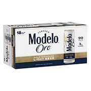Modelo Oro Light Beer 18 pk Cans