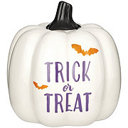 Destination Holiday Halloween Ceramic Trick or Treat Pumpkin