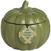 Destination Holiday Fall Ceramic Pumpkin Jar Candle - Pumpkin Praline Waffles