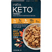 :ratio Keto Friendly Maple Almond Crunch Cereal