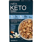 :ratio Keto Friendly Vanilla Almond Crunch Cereal