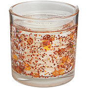 Destination Holiday Halloween LED Spooky Confetti Jack-O-Lantern Gel Candle