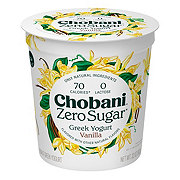 Chobani Zero Sugar Vanilla Greek Yogurt 