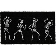 Destination Holiday Halloween Coir Doormat - Dancing Skeleton