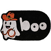 Destination Holiday Halloween Boo Cowboy Ghost Coir Doormat