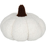 Destination Holiday Fall Pumpkin Throw Pillow - White