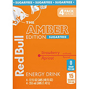 Red Bull Amber Edition 4 pk Strawberry Apricot