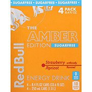 Red Bull Amber Edition 4 pk Strawberry Apricot