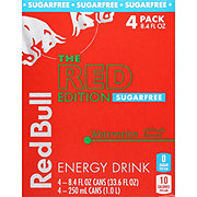 Red Bull Red Edition 4 pk Watermelon Sugar Free