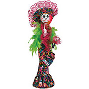 El Fandango Trading Dia de los Muertos Paper Mache Catrina