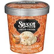 Swoon by H-E-B Caramel Bourbon Almond Ice Cream