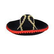 Simply Dog Black Sombrero Hat