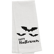 Destination Holiday Happy Halloween Bats Kitchen Towel