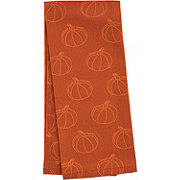 Destination Holiday Fall Harvest Pumpkins Kitchen Towel - Rusty Orange