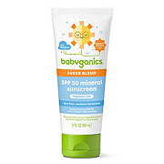 Babyganics Sheer Blend Mineral Sunscreen SPF 50 Fragrance Free