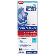Mommy's Bliss Children's Pain And Fever Reducer - Yummy Berry 