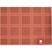 Destination Holiday Fall Plaid Grid Placemat Set - Rust