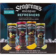 Seagrams Escapes Refreshers Tropical Series Variety Pack 12 pk Cans