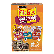 Friskies Wet Cat Treats Variety Pack, Poultry Faves