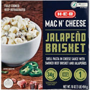 H-E-B Fully Cooked Jalapeño Brisket Mac n’ Cheese