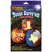 Pumpkin Masters Texas Carve'em Halloween Carving & Painting Kit