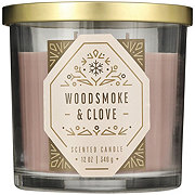 Destination Holiday Woodsmoke And Clove Scented Candle